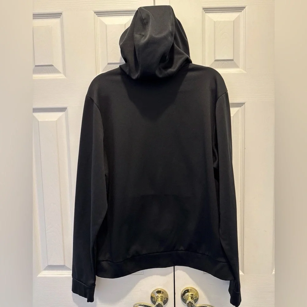 Air Jordan Black Pullover Hoodie Kangaroo Pocket Jumpman Logo Size L‎